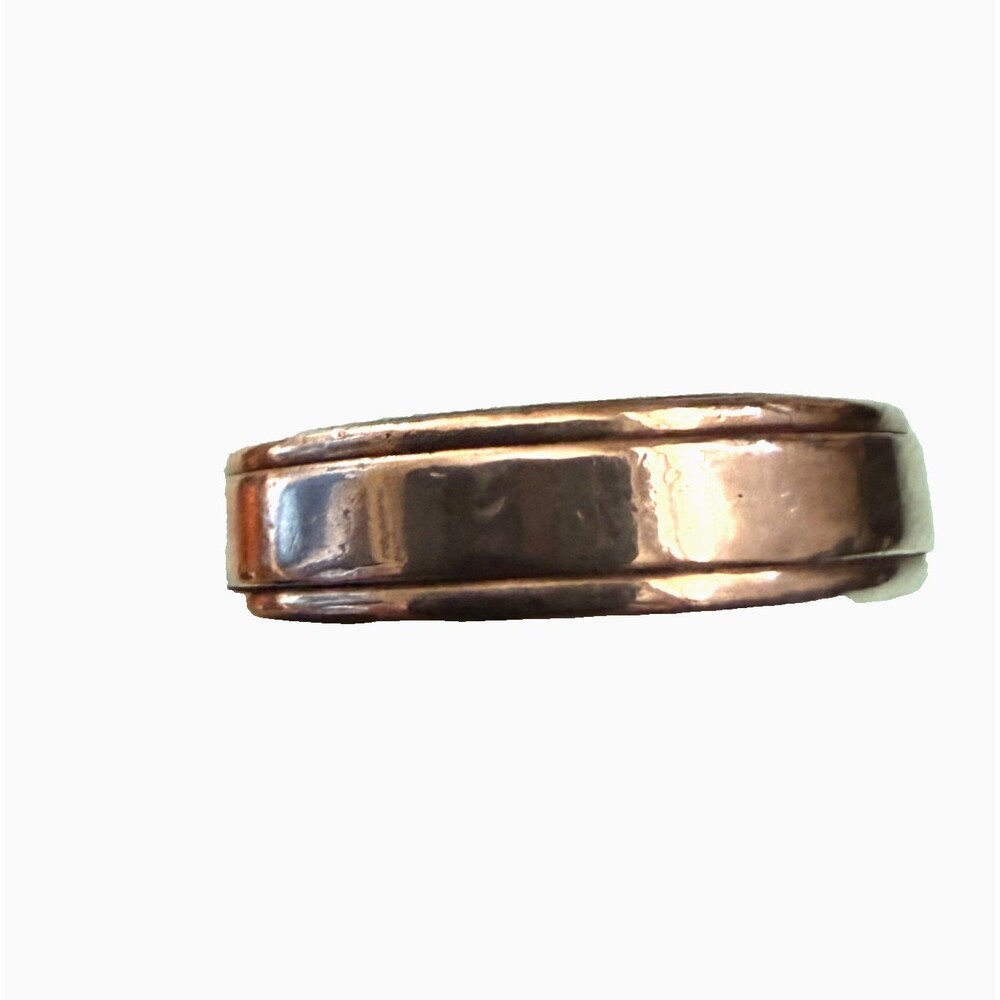 New Vintage Signed Solid Sterling Silver 925 Size 8.5 Band Ring 5.6 grams